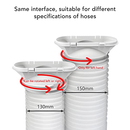 Portable Air Conditioner Window Kit with Coupler Sliding 150 130mm Ducing AC, Klimaanlagen & Zubehör