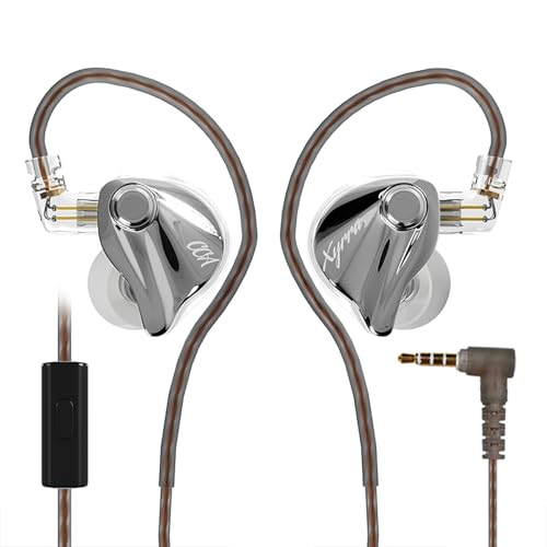 Image of CCA Xyrra Dual Driver in-Ear Monitor Headphones,1DD+1BD HiFi IEM Earphones,Wired Gaming Earbuds for Gamers Musicians