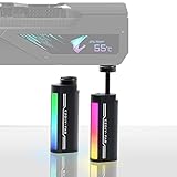 EZDIY-FAB GPUサポート 汎用ビデオカードホルダー グラボ ステー ARGB 5V 3PIN対応 AURA Sync対応 グラボ 支え グラボ 支え棒 GPUブレースサポート 高さ調整可能 GPUたるみ防止 GPU支える vgaサポート gpu ステー GPUホルダー VGAサポートステイ - 1パック