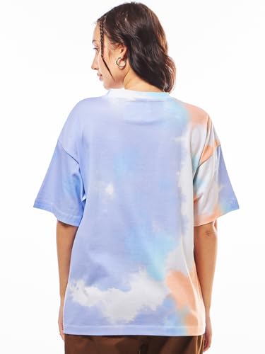 Image of Bewakoof Women's Graphic Print Oversized Fit T-Shirt