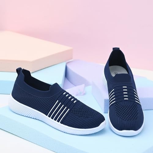 Image of Women's Trendy Sneakers - Fashionable Comfort for Every Step Alia-3