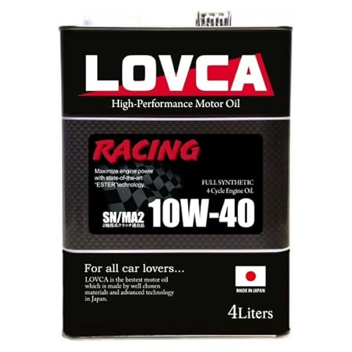 LOVCA RACING 10W-40 4L SN/MA2 Q֎Nb`ΉLR1040-4
