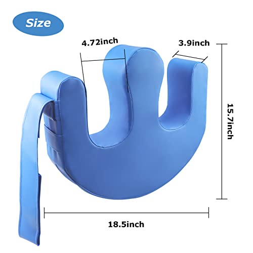 Voonke Bedridden Patient Turning Device-Multifunctional Turning Pillow Pu Leather Anti-Bedsore Waterproof Paralyzed Bed Shift Nursing Products Helping The Elderly Turn Over Pillow(Blue) #TOP1