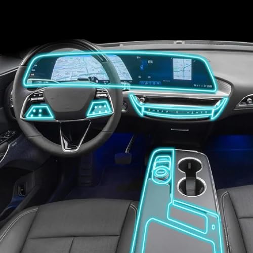 Film de protection PPF Cadillac Lyriq en TPU pour console centrale 2022-2024