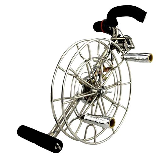 TX GIRL 11 Inch Big Kite Reel Line Winder Stainless Steel Wind Spinners Easy Control Hand Brake Outdoor Toys Kite Flying Fun Accessories (Size : 11 inch)
