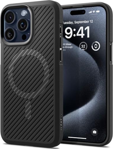 Spigen iPhone 15 Pro Max Core Armor MagFit para tus viajes y comodidad en el coche 7