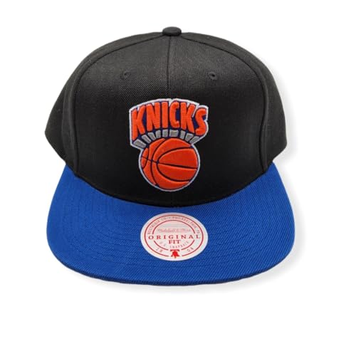 Mitchell & Ness Snapback: New York Knicks Core Basic (Black/Blue)