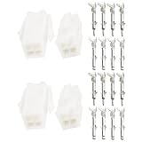 Briny River 2 Set 4-polige Molex-Buchsenstecker 39-01-2045, kompatibel mit Molex Mini-Fit Jr. Seriensteckern