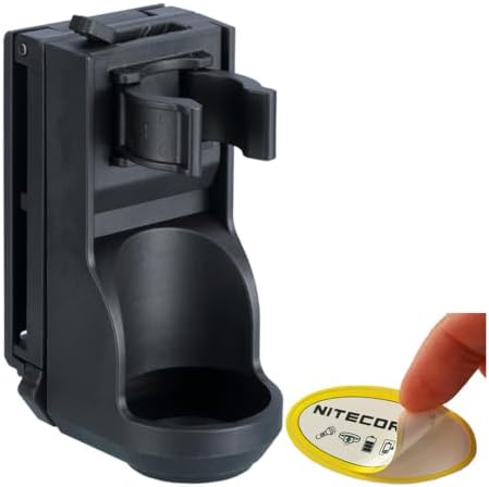Nitecore NTH25 Rotary Flashlight Holster for P20ix P20i P23i and More with Adjustable Belt Clip Sticker