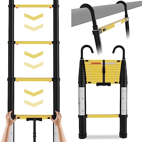 Herzberg HG-5380: Telescoopladder Aluminium 3,8 meter Telescopische