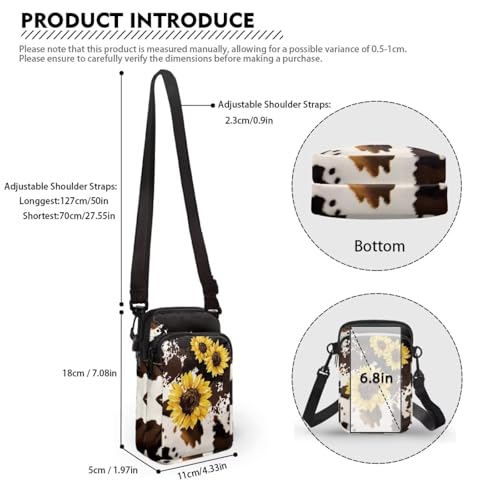 Image of Lightweight Small Crossbody Bags Cell Phone Purses Travel Pouch Shoulder Bag for Women
