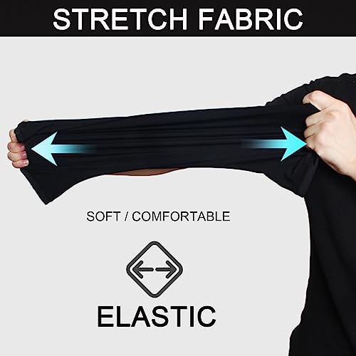 Image of UV Protection Cooling Neck Gaiter Face Mask Scarf for Men - Windproof Neck Cover Bandana Neck Warmer Mask