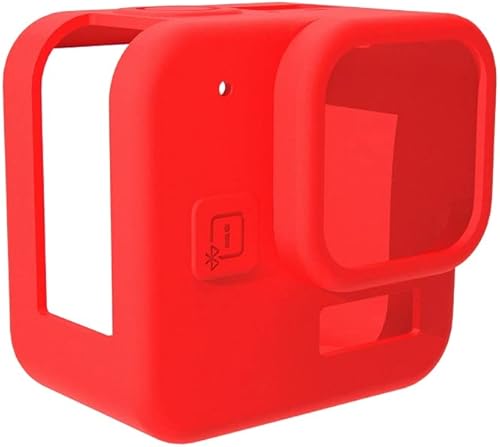 Miniatura 7 de Funda de silicona para GoPro Hero 11 Mini protector de lente de vidrio templado, cubierta protectora para GoPro11 Mini accesorios (funda negra)