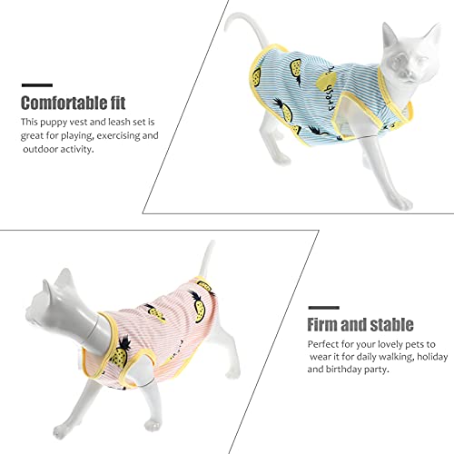 Robe pour animaux de compagnie chat jupe d'été chats vêtements pour chiot - 7