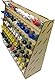 HobbyHold Farbregal Organizer mit 66 Löchern für Vallejo Farben - Holz Farbständer Modellbau - Farbständer 26mm - Paint rack Organisator - Wandmontiertes Holz-Bastel-Farbregal – Bastel-Farbhalter Rack
