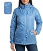 Chaqueta de lluvia para mujer Tirrinia, impermeable, ligera y plegable 2