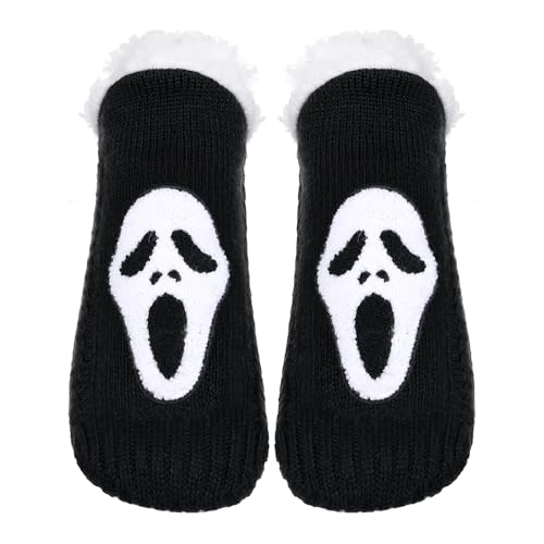 Image of ZYZX Cute Funny Slipper Socks for Women with Grips,Fuzzy Socks Indoor