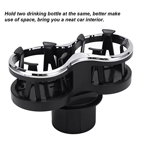 Portavasos Expansor Para Carro 2 en 1 Negro Universal miniatura 3