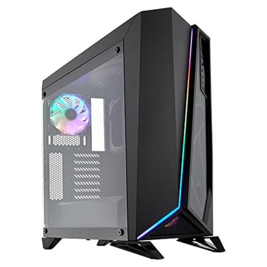 Corsair SPEC-OMEGA RGB Case da Gaming Mid-Tower ATX con Vetro Temperato, Nero
