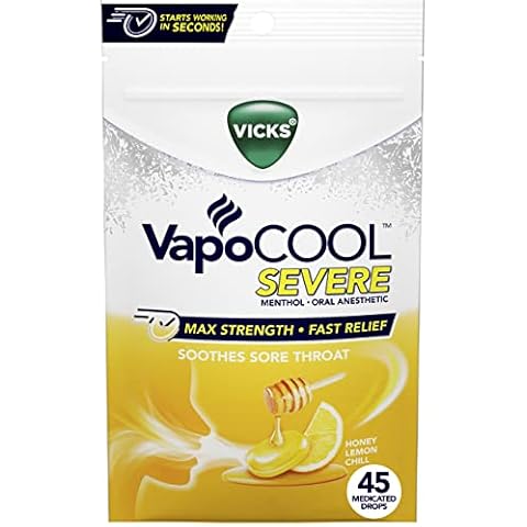 Vicks VapoCOOL Severe Sore Throat Drops Cover