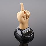 Car Dashboard Solar Powered Mid Finger Shaking Dancing Figure Decorative Figures Playsets, Solar Dancing Figurines, Dashboard Bobbleheads, Middle Finger Duck, Solar Power Kits 1 Pc
