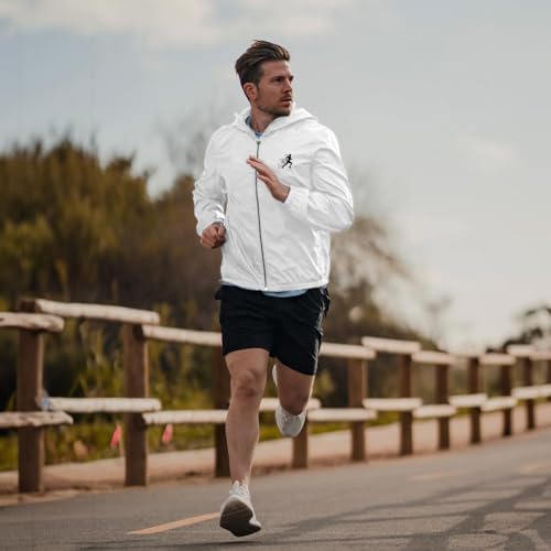 Jaqueta Corta Vento Impermeável Masculino Leve e Confortável Estilo Casual Corrida (BR, Alfa, G, Reg