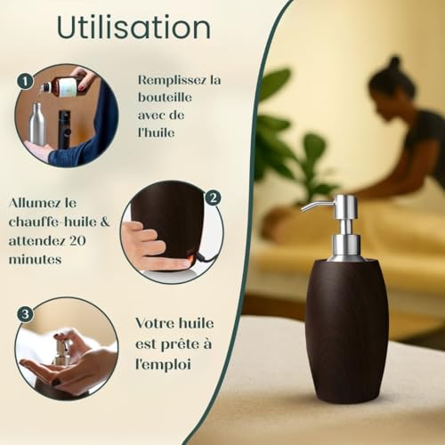 Chauffe-huile de massage avec régulation thermique Relax Master - 6