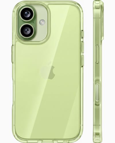 Image of TORRAS for iPhone 17 Case Crystal Green, Anti-Yellowing, Green 6.3 inch