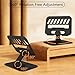 TAPMEI Larger Metal Tablet Stand, Adjustable 360° Rotation Tablet Holder Compatible with 4-16" Tablet Such as iPad Pro, iPad Air Mini, Tab S10 Ultra (Black)