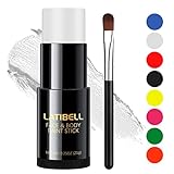 LATIBELL UV Black Light Reactive Glow Face Body Paint Stick (0.75 oz), Professional Neon Face Paint