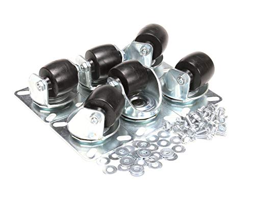 Perlick 67062 Set of 6 2-7/8 H Caster Kit