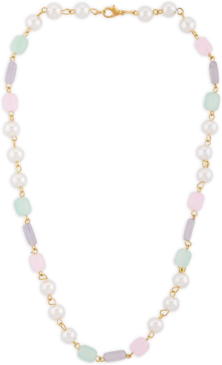 Multicolor Beaded Contemporary Necklace & Chain For Women-ZPFK13764