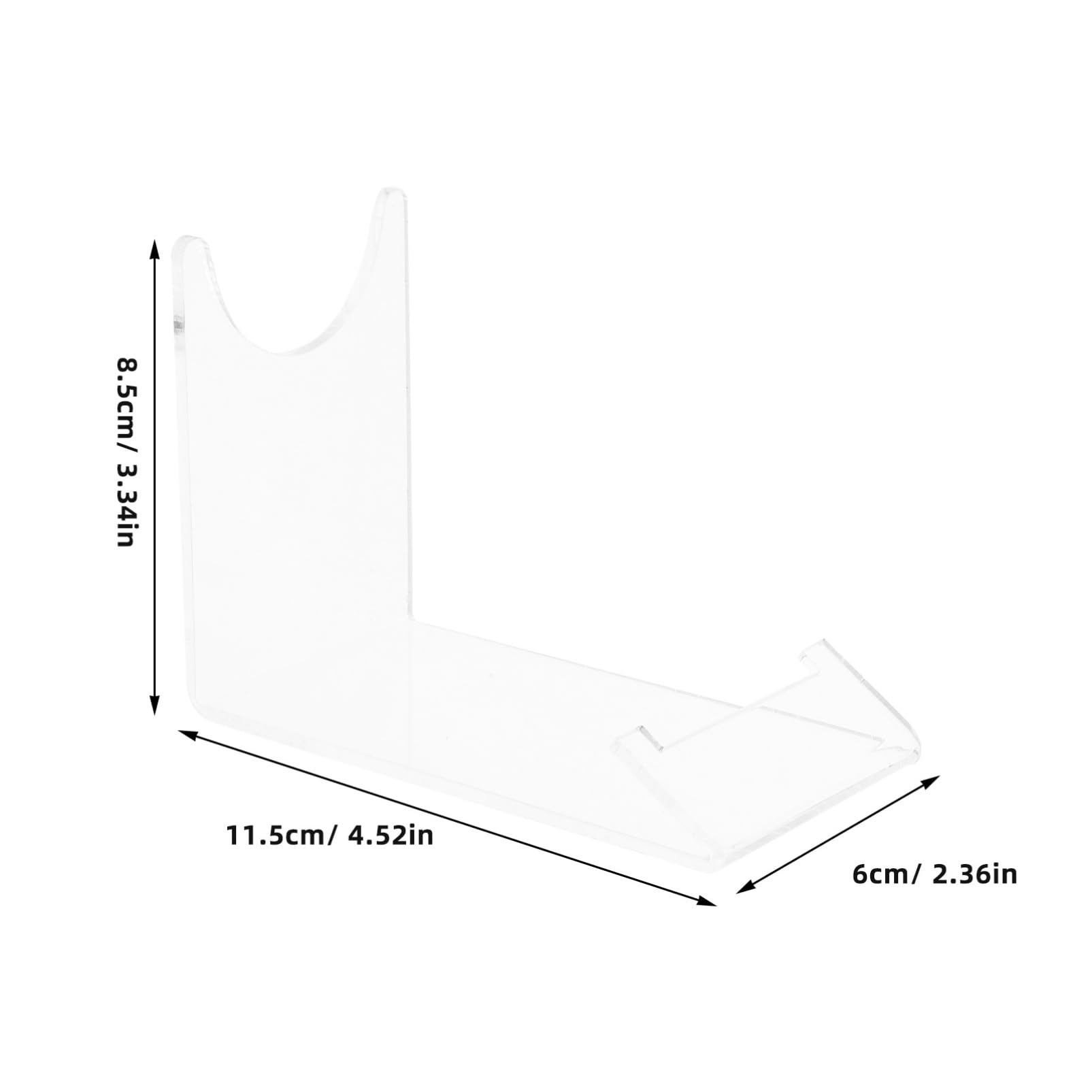 VICASKY Practical Acrylic Electric Shaver Stand Hair Dryer Holder Versatile Organizer for Bathroom Travel Business Trips Durable Hair Tool Rack for Grooming Essentials Storage