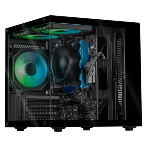 XTREME PC GAMING Computadora Escritorio AMD Radeon Vega 8 Ryzen 3 3200G 16GB SSD 500GB WiFi Black Rendimiento básico para Juegos Casuales, Trabajo y Estudio