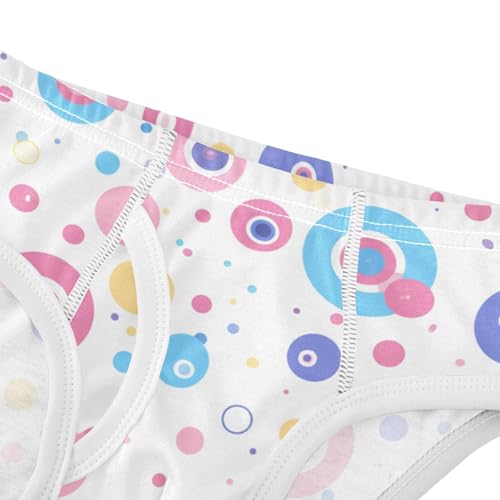 KLL Evil Eye Circle White Boys Toddler Cotton Briefs Underwear Cute Children Undies4