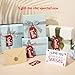 Motiskyy Five 5 Senses Gift Cards for Him Her with Labels Set I Love You with All of My Senses Gift Greeting Card for Anniversary Birthday Valentines Day Boyfriend(Kraft,Red)