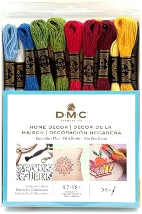 DMC 117F25HDC Embroidery Floss Pack 8.7yd, Home Decor 36/Pkg