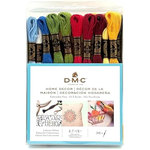 DMC 117F25HDC Embroidery Floss Pack 8.7yd, Home Decor 36/Pkg