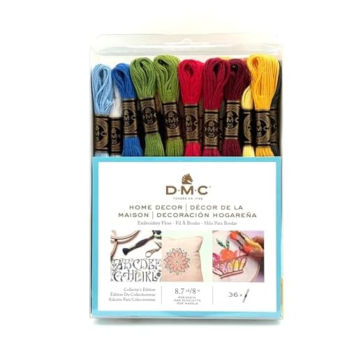 DMC 117F25HDC Embroidery Floss Pack 8.7yd, Home Decor 36/Pkg