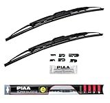 PIAA 95055 Set of 2 Super Silicone Windshield Wiper Blades 22' 550mm