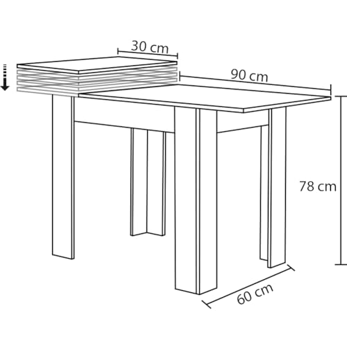 Table extensible cuisine et salon pour optimiser les petits appartements - 4