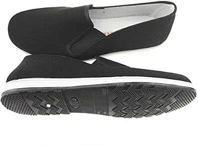 Chinese Traditional Old Beijing Shoes Kung Fu Tai Chi Shoes Rubber Sole Unisex Black