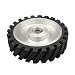 Produktbild 200 * 50mm gezackter Gummi Kontaktrad Riemenschleifer Polierrad Schleifriemensatz, Für 6202 Lager