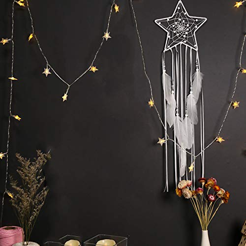 Duotar Apanhadores De Sonhos,Apanhadores de sonhos tecidos à mão apanhadores de sonhos para decoraçã