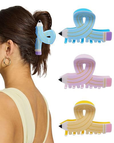 Pince à cheveux cadeau enseignant lot de 3 pinces drôles et utiles