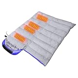 . Doux : sac de couchage chauffant, fabriqué en coton, doux, confortable, respirant.