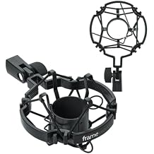 Gator Frameworks Universal Shockmount for Microphones 42-48mm in Diameter, Reduces Vibration to Improve Recording Quality GFW-MIC-SM4248