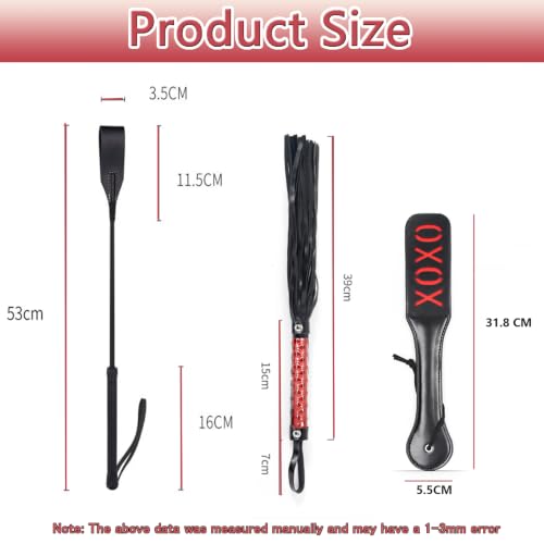 Image of Faux Leather Slut Spanking Paddle for Sex Play,12.5inch (Black)