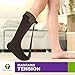 MARS WELLNESS Plantar Fasciitis Stretch Night Sock - For Pain Relief from Plantar Fasciitis and Achilles Tendonitis - Black - M
