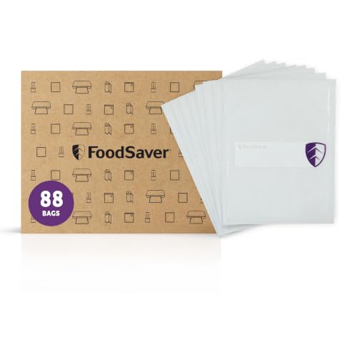 Image of FoodSaver Heavy Duty Quart Vacuum Seal Bags, 88 Count 8 inch x 11 inch BPA-Free Freezer Bags, 30% Thicker for Food Storage, Sous Vide, and Meal Prep
